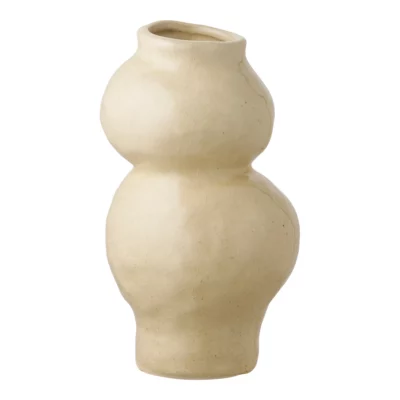 Vaasje in beige keramiek
